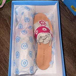 Jack Rogers Women's Pink Sandals - 8.5W